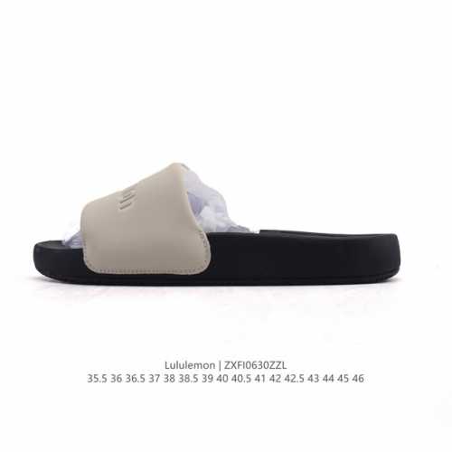 公司级 Lululemon.Restfeeltm 露露乐檬休闲运动拖鞋 一字拖 沙滩凉拖鞋 让运动后的双脚得到更好的休憩 伴你轻松开启精彩行程。拖鞋尺码标准 可
