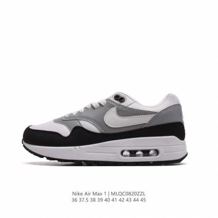 耐克 Nike Air Max 1 初代复古气垫慢跑鞋 男女士运动鞋。由tinker Hatfeld和mark Parker在 7年设计 灵感来自于巴黎蓬皮杜中 - 点击图像关闭