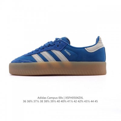adidas 阿迪达斯 男女款运动鞋 三叶草Samba Velentine 休闲鞋 德训鞋 复古板鞋经典运动鞋。一款阿迪达斯的Samba面包鞋，该鞋具有厚实的用