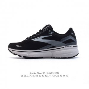 200 【公司级】布鲁克斯Brooks Ghost 幽灵 15 经典鞋款厚底增高运动老爹鞋，Max 坐垫。最大保护。幽灵麦克斯，作为Brooks家的次顶级缓震跑