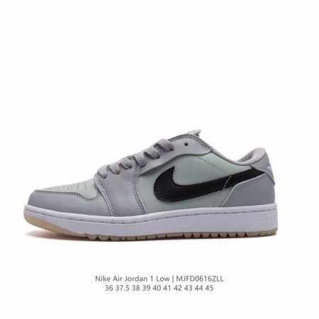 耐克 乔丹air Jordan 1 Low Aj1 乔1 乔丹1代aj1 低帮复古文化休闲运动篮球鞋。该鞋款从 1985 年元年款汲取设计灵感，焕新演绎简约经典 - 点击图像关闭