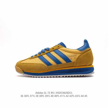 阿迪达斯adidas Sl 72 Shoes 经典复古薄底运动鞋 T头鞋 三叶草复古休闲跑步鞋休闲运动鞋 这款经典运动鞋携复古型格，来访你的活力日常 采用舒爽尼 - 点击图像关闭