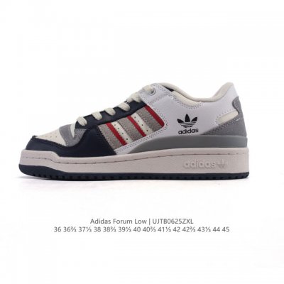 Adidas 阿迪达斯 三叶草 Forum Low 男女运动板鞋 2025年新款 蛇年限定 摩登演绎篮球风的经典鞋。英文的“Forum”，是进行表达的场所，在这