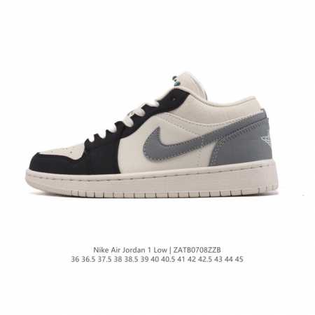 真标 耐克 乔丹Air Jordan 1 Low Aj1 乔1 乔丹1代Aj1 低帮复古文化休闲运动篮球鞋。从1985 年面世的元年款汲取设计灵感，采用简洁大方 - 点击图像关闭