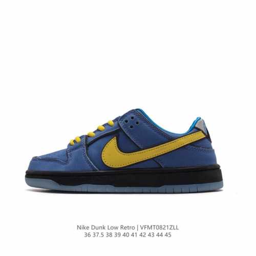 耐克 Nike Sb Dunk Low Pro 男女同款运动鞋复古板鞋，尽情迈步，彰显个性风采。采用柔软皮革鞋面，经久耐穿，塑就如元年款 Dunk 般的复古质感