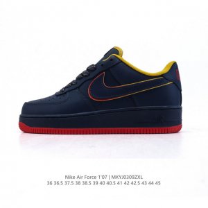 160 耐克 Nike Air Force 1 '07 Low 2025新年新款 空军一号含气垫 小白鞋 低帮百搭厚底增高休闲运动板鞋。柔软、弹性十足的缓震性能