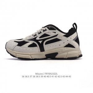 公司级 Mizuno 美津浓 复古时尚休闲舒适减震运动跑步鞋 美津浓Wave机械缓震 可以说是机械缓震跑鞋科技的翘楚 有着非凡的适应性 有着充分而持久的缓震能力