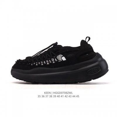 新品公司级 Keen 编织带 毛毛虫 厚底增高舒适 耐磨 涉水 溯溪鞋 户外鞋 洞洞鞋 一脚蹬凉拖鞋 户外涉水透气溯溪运动凉鞋 沙滩鞋 防滑大底踩水坑，颜色巨百