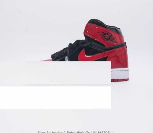 真二层 耐克 Nike Air Jordan 1 Retro High Og 乔丹一代aj1 乔1 Aj1 高帮篮球鞋复刻运动鞋 皮面高帮板鞋的设计灵感源自运动