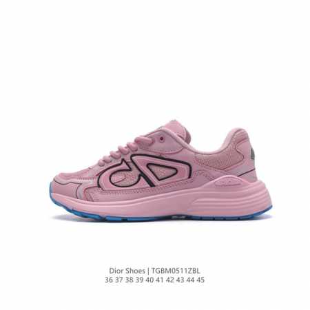 Dior 迪奥 高奢品牌 彰显高级气质 Dior 运动鞋低帮系列复古百搭休闲鞋时尚慢跑鞋厚底老爹鞋。 类型：男女鞋 码数：36-45 编码：Tgbm0511Zb - 点击图像关闭