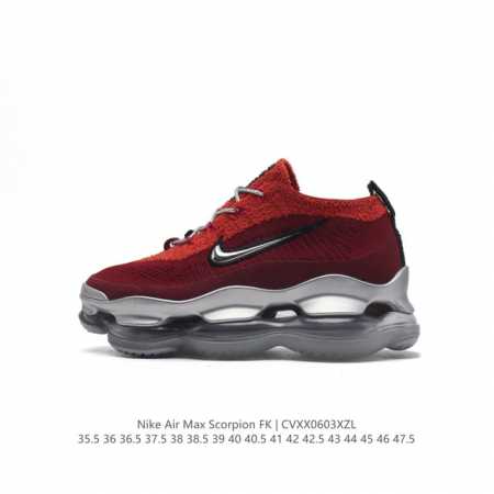 公司级 耐克 Nike Air Max Scorpion Fk 气垫缓震运动鞋厚底增高男女鞋。次世代气垫搭载全掌长气垫鞋款 而这样的配置，会带来过去所有 Air - 点击图像关闭