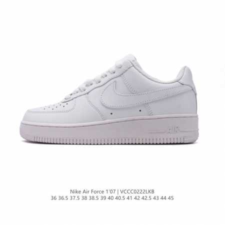 耐克Nike Air Force 1 Low 空军一号 Af1 小白鞋 低帮百搭厚底增高休闲运动板鞋。柔软、弹性十足的缓震性能和出色的中底设计，横跨复古与现代的 - 点击图像关闭