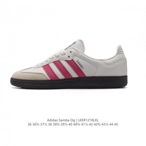 阿迪达斯 德训鞋 Adidas Originals Samba Og Shoes 经典运动鞋小白鞋 T头鞋 男女板鞋 彰显休闲摩登风情的时尚经典鞋。它诞生于50