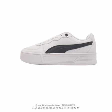 彪马 Puma 彪马跑步鞋 历久弥新的复古感，Puma Slipstream Laces 低帮耐磨新款 厚底增高女皮面运动休闲鞋。全新款 Slipstream - 点击图像关闭