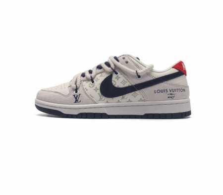 耐克 Nike Dunk Low Retro 运动鞋复古解构绑带板鞋 双鞋带 路易威登联名款 作为 80 年代经典篮球鞋款 起初专为硬木球场打造 后来成为席卷街 - 点击图像关闭
