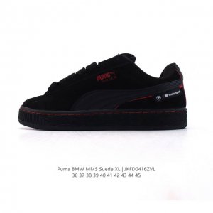 彪马 puma 休闲板鞋Bmw Mms Suede Xl系列 赛车 宝马 经典翻毛皮厚底防滑耐磨舒适透气运动鞋 新年穿有型 时尚 穿搭 球鞋 穿搭 时尚 潮流