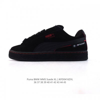 彪马 puma 休闲板鞋Bmw Mms Suede Xl系列 赛车 宝马 经典翻毛皮厚底防滑耐磨舒适透气运动鞋 新年穿有型 时尚 穿搭 球鞋 穿搭 时尚 潮流