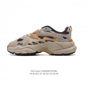 公司级 斐乐 男款老爹鞋 Fila Fusion 厚底增高跑步鞋 百搭运动板鞋 意大利百年经典运动品牌，网红单品 小红书推荐爆款 Fila斐乐新款小白鞋斐乐潮牌