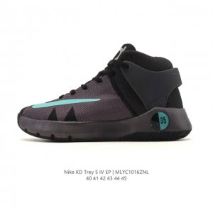 新品公司级 耐克 Nike Kd Trey 5 Iv 舒适百搭 耐磨 中帮 复古篮球鞋 男款 Nike Kd Trey 5 Iv Ep是耐克为凯文 杜兰特设计的