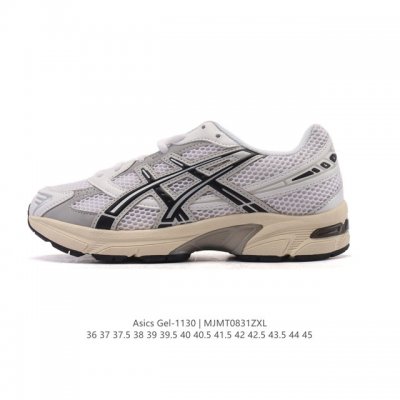 Asics 亚瑟士 新款情侣健步减震复古鞋Gel-1 男女时尚透气运动潮流耐磨休闲鞋 。选用网眼与皮革相接，复古而富有层次感。网布搭配金属感线条，虎爪 Logo