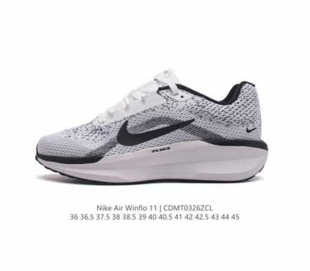 耐克 Nike 2024新款zoom Winflo 11运动休闲轻便缓震气垫跑步鞋公路跑步鞋 飞线贾卡轻质透气休闲运动鞋 无论你是习惯每周畅跑的经验跑者 还是希 - 点击图像关闭