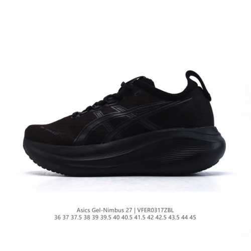 200 【新品】Asics亚瑟士升级Gel-Nimbus 27男女同款跑鞋透气缓震回弹跑鞋N27跑步鞋该鞋款专为提高跑者舒适度和运动表现而设计，搭载了新型鞋面材