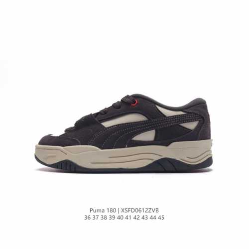 彪马 Puma 180 时尚增高显腿细 彪马全新面包鞋厚底百搭板鞋，面包鞋是整个2022年最具人气的鞋型之一，今年仍将是鞋圈主力。近日，Puma彪马推出了一款全