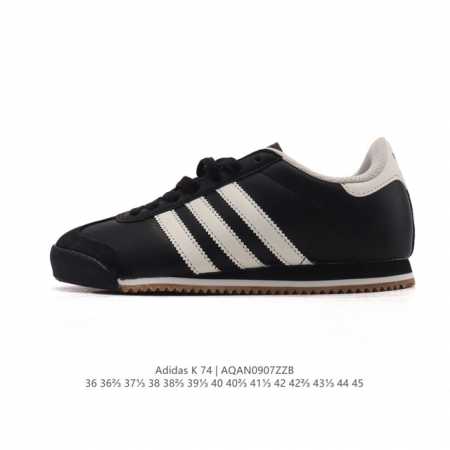 新品 阿迪达斯Adidas T头鞋 K 74经典运动鞋男女春季新款阿迪达斯官方三叶草Adidas Originals K 74 合成革皮革 时尚休闲 耐磨透气 - 点击图像关闭