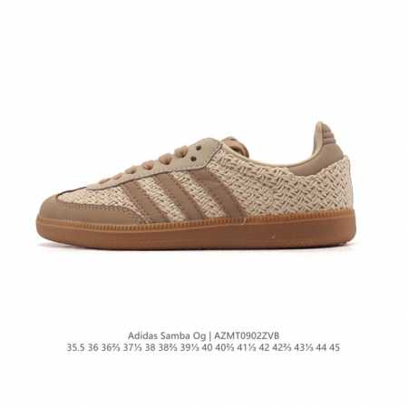 阿迪达斯 德训鞋 Adidas Originals Samba Og Shoes 经典运动鞋小白鞋 T头鞋 男女士板鞋 彰显休闲摩登风情的时尚经典鞋。它诞生于5 - 点击图像关闭