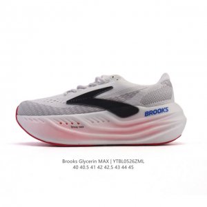 新品公司级 布鲁克斯 Glycerin Max 超级甘油:舒适的增高神器 Brooks Glycerin Max是一款极具突破性的顶级缓震运动跑鞋 由百年专业跑