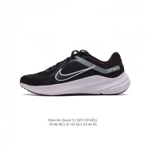 耐克nike Air Quest 5 卡贾透质轻气休运闲 透气轻盈缓震跑步鞋，Nike Quest 5 男子透气轻盈缓震跑步鞋采用匠心设计，助你心愿成真。这款跑