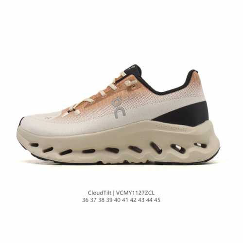 昂跑 On 训练鞋Cloudtitl 2025新品 男女同款防水缓震徒步鞋 厚底增高运动老爹鞋。缓震性能提升：Cloudtilt 采用了先进的缓震技术，能够有效