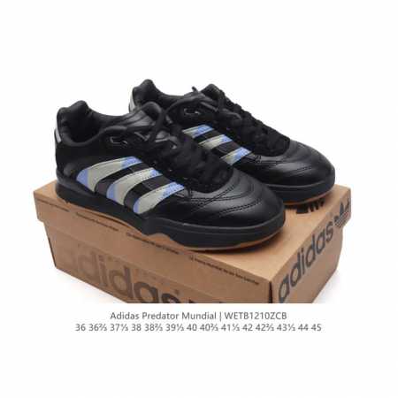 阿迪达斯 Adidas Predator Mundial Shoes 经典运动板鞋 从往昔汲取灵感的足球风经典运动鞋 这款adidas经典运动鞋，融合往日经典设 - 点击图像关闭