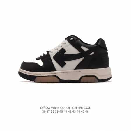 公司级 当红美潮,设计师独立品牌off-White C O Virgil Abloh Out Of Office Low-Top Leather Ow联名 箭头 - 点击图像关闭