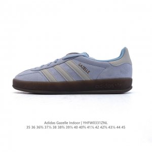 公司级 阿迪达斯 Adidas Originals Gazelle Indoor复古三叶草防滑透明橡胶板鞋经典运动鞋 2025年新款。这款经典鞋,忠于原版设计,