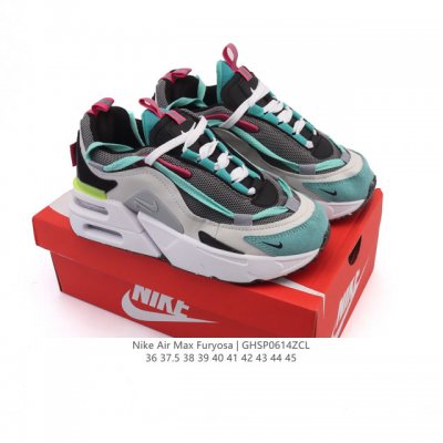 耐克 Nike Air Max Furyosa 男女子运动鞋气垫 厚底增高板鞋。采用灵感源自 90 年代疾速跑鞋的前卫外观，以新颖巧思大胆演绎时尚风范与舒适性能