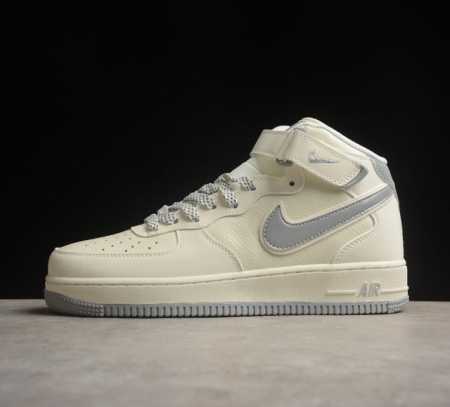Nk Air Force 1'07 Mid 米灰勾 满天星 空军一号中帮休闲板鞋 Sh0235-522 打造纯正空军版型#专注外贸渠道 全掌内置蜂窝气垫 #原盒 - 点击图像关闭