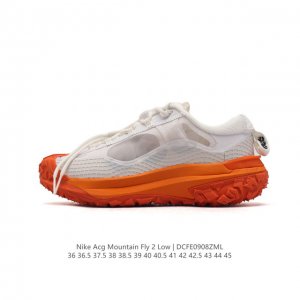 公司级 耐克 Nike Acg Mountain Fly 2 Low耐克户外登山鞋 山脉2代徒步跑鞋 男女运动鞋 。采用匠心设计，打造耐穿迅疾风格，让你在沙漠、
