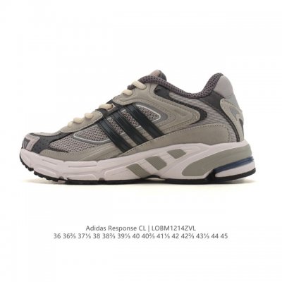 阿迪达斯 Bad Bunny X Adidas Originals Response Cl 复古休闲跑步鞋 奶油坏痞兔老爹鞋，你很难不注意到音乐人“坏痞免” B