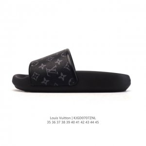 公司级 Louis Vuitton 路易威登 Pool Pillow 舒适休闲 时尚 沙滩鞋 休闲家居拖鞋 Louis Vuitton Pillow 轻便 静音
