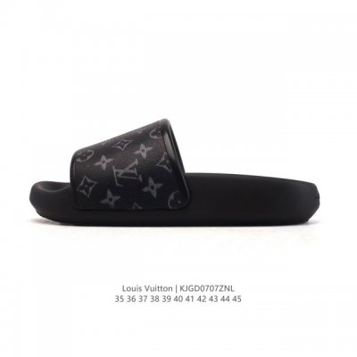 公司级 Louis Vuitton 路易威登 Pool Pillow 舒适休闲 时尚 沙滩鞋 休闲家居拖鞋 Louis Vuitton Pillow 轻便 静音