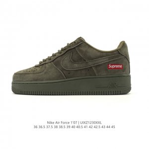 公司级 Af1耐克 Nike Air Force 1 ‘07 Low 空军一号 厚底增高百搭运动板鞋 原楦头原纸板 打造纯正空军版型，专注外贸渠道 全掌内置蜂窝