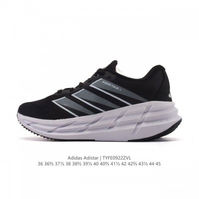 新品 Adidas 阿迪达斯新款Adidas Adistar 3 舒适防滑耐磨 低帮.厚底增高老爹鞋 马拉松耐磨运动跑步鞋，Adistar 3 :超过40Mm的
