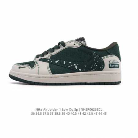 公司级 真标 耐克 Nike Air Jordan 1 Low Og Sp Military Blue Aj1乔1倒勾 2025年新款 蛇年新款 低帮篮球鞋 A - 点击图像关闭