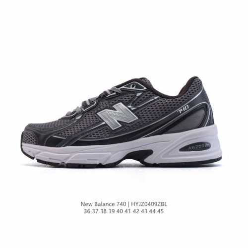 公司级 New Balance Mr740 Nb新百伦系列复古老爹风休闲运动慢跑鞋。采用轻质牛剖革拼接透气网眼衬垫织物鞋面材质 T-Beam大底提供足步弓支撑