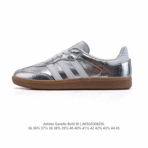 160 阿迪达斯 Adidas Originals Gazelle Indoor复古三叶草防滑透明橡胶板鞋经典运动鞋。这款经典鞋,忠于原版设计,缀撞色三条纹和鞋