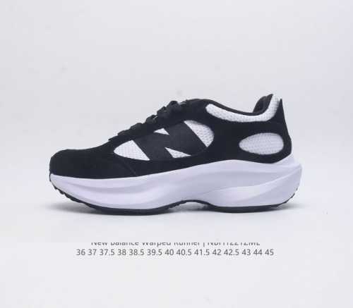 椰香扑鼻new Balance Warped Runner新款老爹鞋 厚底增高休闲复古运动跑步鞋 Beam大底提供足步弓支撑 解构皮革 用猪巴革拼接透气网眼 后