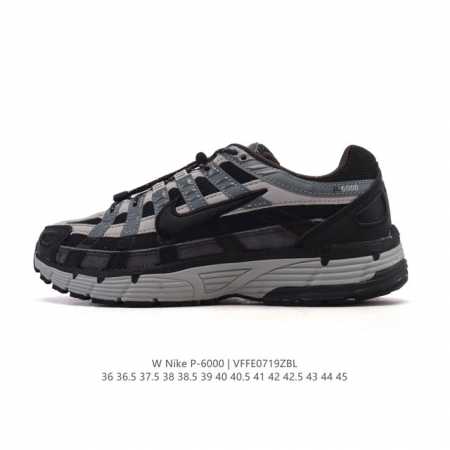 公司级 耐克 Nike 男女子休闲运动鞋 P-6000Premium 轻便舒适透气防滑缓震耐磨跑步鞋。P-6000 是一款植根于 0 年代风格的混合款式，让人想 - 点击图像关闭