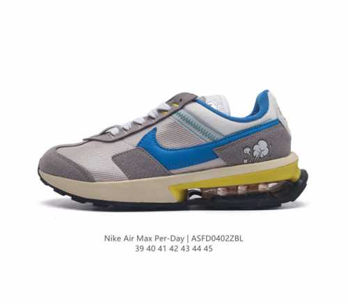 耐克 Nike Air Max Pre-Day全新配色运动的 气垫板鞋 为我们带来了新的外底和鞋帮周围的额外尺寸为鞋子的耐久设计线条增添了新能量 从配色上彰显出