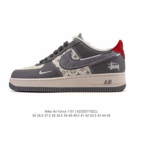 特价 耐克 Nike Air Force 1 '07 Low 2025新年新款 蛇年限定 空军一号含气垫 小白鞋 低帮百搭厚底增高休闲运动板鞋。柔软、弹性十足的